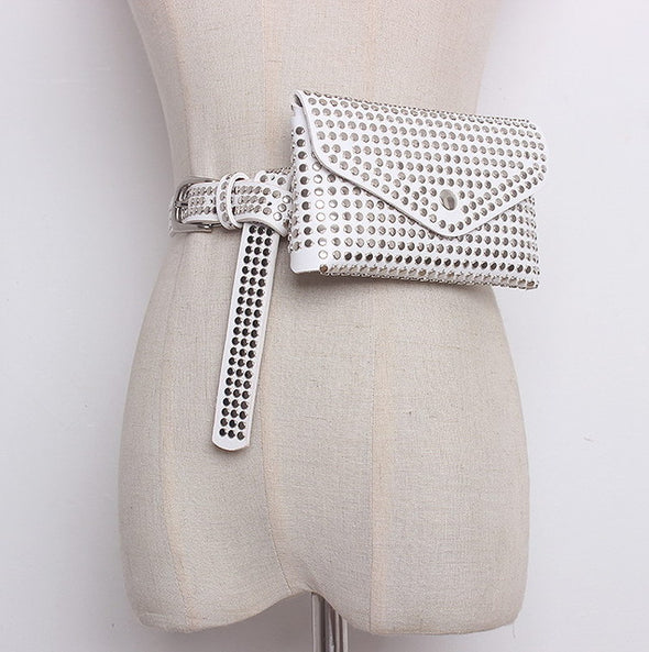 Rivets Waist Pack Phone Pouch
