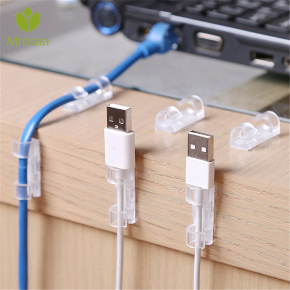Wire Fixing Clamp Storage Charger Cable Holder Office