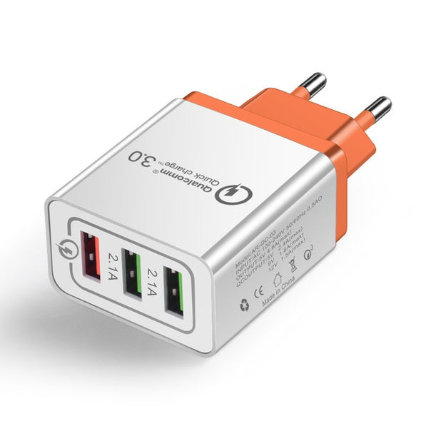 Universal 18 W USB Quick charge 3.0 5V 3A for Iphone 7 8