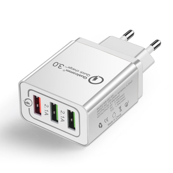 Universal 18 W USB Quick charge 3.0 5V 3A for Iphone 7 8